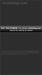 Mobile Screenshot of nicksblog.com